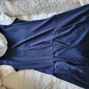 Elegant Navy Blue Dress